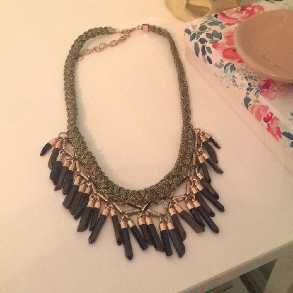 Stella and Dot Bora Fringe Necklace
